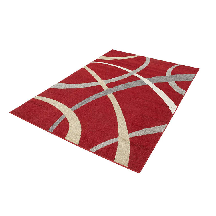 Metro Lane 230Cm X 160Cm Red/Cream Area Rug Wayfair.co.uk